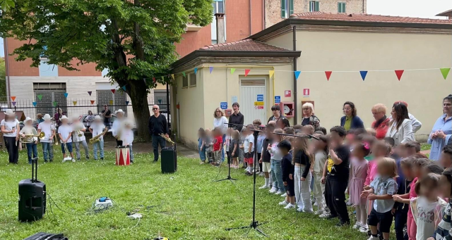 La Scuola d’infanzia Garibaldi di Umbertide inaugura il Percorso Sensoriale e la riqualificazione dell'area parco esterna