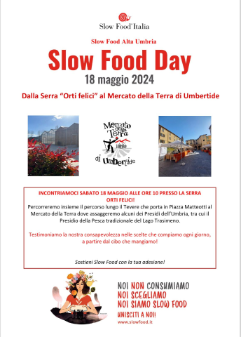 Slow Food Day, sabato 18 Maggio