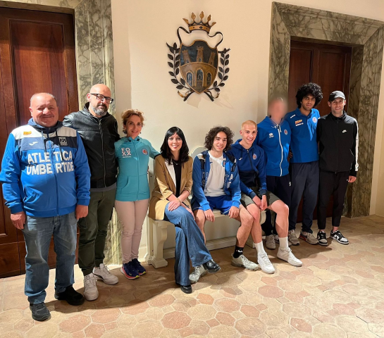 L'Atletica Umbertide seconda al Giro dell'Umbria: gli atleti incontrano l'Amministrazione Comunale
