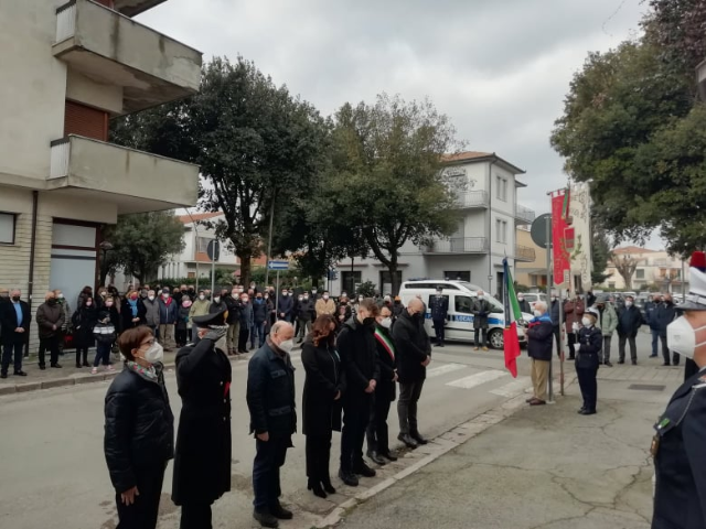 La città ha ricordato il sacrificio dell'appuntato Donato Fezzuoglio 