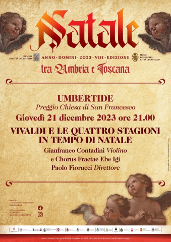 concerti Umbertide e Preggio Natale tra Umbria e Toscana 2023 VIII Edizione - 2