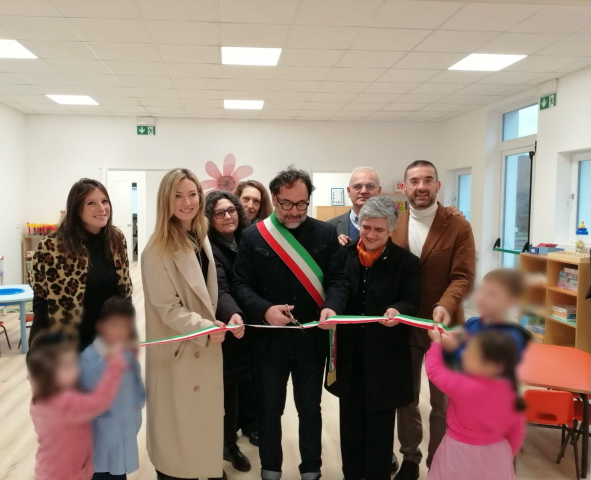 La nuova scuola d'infanzia di Montecastelli riapre ai propri alunni 